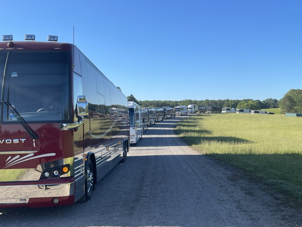 Tour Bus Convoy