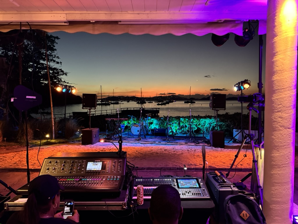 FOH at Sunset Waterside Show